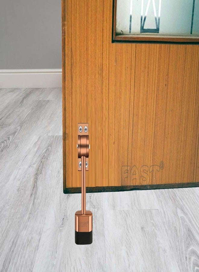 FAST DSZ01 SB Fully Heavy Body Powerful Working Brass Door Stopper, Shiny Brown, 5 Inch (2) - Image 5